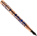 Conklin Endura Deco Crest Fountain Pen in Blue, Extra Fine Nib, Premium Writing Instrument