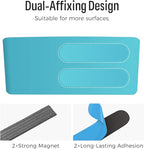 loukin Magnetic and Adhesive Marker Holder, Dry Erase Accessory Tray, Magnetic Storage Organizer for Whiteboard, Glass or Refrigerators (Sky Blue)