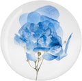 NouvoCrescent Real Blue Hydrangea Paperweight - Home Decor Crystal Resin Ball 3.14in (80mm) - Clear Blue Hydrangea Flower Globe for Special Days - Sphere Figurine Office Paperweight w/Flat Bottom