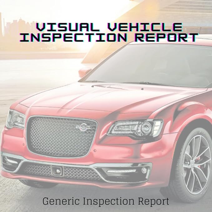 Visual Vehicle Inspection Report – 2-Part Carbonless Vehicle Checklist, Snap-Out Auto Service Forms, Fleet Maintenance Logs, Car Checkup Sheets - White & Canary 8.5"×11" - Pack of 1000
