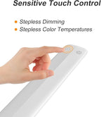 YOUKOYI LED Desk Lamp with Clamp,Flexible Gooseneck Architect Table Lamp - 5 Brightness Levels & 4 Color Modes, Touch Control, Eye-Care 10W Desk Light for Home/Office/Reading/Work(White)