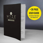 Wyze Planner Undated Daily Planner – 1-Year B5 Productivity Organizer with Two-Page Weekly Spread, Goal Setting, Habit Tracker, Weekly & Monthly Pages – Hardcover Time Management Notebook (Black)