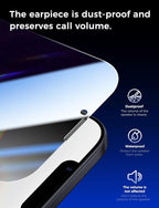 MAGIC JOHN 2 Pack for iPhone 16e 6.1inch Privacy Screen Protector, Tempered Glass Film, Auto Dust-Elimination, Bubble Free, Easy Installation