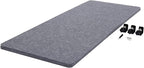 Polyester Desk Dividers, Soundproof Room Divider Office Furniture Partitions, Privacy Desk Panel with Clamps & Screwdriver, Stand Up Freestanding Desk Privacy Panel for Office Classroom(59.1" x23.8")