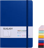 SUQJOY Lined Journal Notebooks for Writing, 100 GSM Thick Paper, 1 Pack Hardcover Notebooks, A5 College Ruled Notebook, Journaling Notebook for School/Travel/Office (Blue- 1 Pack)