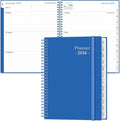 2026 Planner - Planner 2026 from January 2026 to December 2026 with 12 Monthly Tabs, Flexible Cover, Inner Pocket, 8.5" x 11", Blue