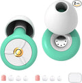 AuralProtek Ear Plugs for Sleeping Noise Cancelling, 24-30dB Ear Plugs for Noise Reduction, Hearing Protection, Silicone Soft Reusable EarPlugs for Sleep, Concert, Focus with Case & 4 Pair Eartips