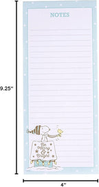 Graphique Merry Snoopy Holiday Magnetic Notepad | 100 Tear-Away Sheets | Grocery, Shopping, To-Do List | Writing Pad for Fridge, Kitchen, Office | Lined Paper | Great Gift | 4” x 9.25”