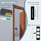 Vacant/In Use Privacy Sign for Home Office Restroom Conference Hotels Hospital - Occupied Door Indicator Slider Tells Whether Room Is in Use - 7'' x 1.5'' Stainless Steel