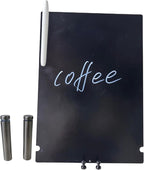12 x 9 Inch Magnetic Bulletin Board Dry Erase Memo Board Freestanding Metal Easel for Magnet Display for Tabletop Desktop Home Office Decor