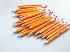 S & E TEACHER'S EDITION 400PCS 4'' Golf Pencils Pre-sharpened, Break-Resistant Lead No. 2 Half Pencils with Eraser Tops, #2 HB pencil, Back to school, 400/Box.