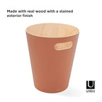 Umbra Woodrow Trash Can 2-Gallon (7.5 L) Capacity, Sierra