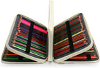 Vomgomfom Colored Pencil Case - 200 Slots Holder With Zipper Closure, Twill Fabric Large Capacity for Watercolor Pens or Markers, Organizer for Artist (White)