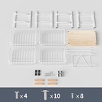 NiuYichee 5-Layer Fruit Basket Kitchen Food Storage Organizer and Storage Rack, Stackable Storage cart with Desktop, Pull-Out Hollow Metal Storage Basket, Wheeled Sorting Rack Spice Rack