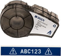 Brady Authentic (M21-500-595-BL) All-Weather Vinyl Label for Indoor/Outdoor ID, Lab and Equipment Labeling, White on Blue- For M210, M210-LAB, M211, BMP21-PLUS and BMP21-LAB Printers, .5" W, 21' L