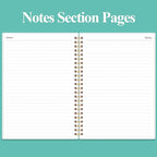 Inventory & Sales Log Book for Small Business – Inventory Ledger Book, Inventory Notebook, Order Tracker for Purchases, Sales & Reorders, 5.8" x 8.5", Teal Floral