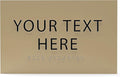 ADA CENTRAL SIGNS - 6" X4" Personalized Custom Sign- Tactile Graphics Grade 2 Braille Text | ADA Compliant Wall Mount Plastic Signs For Schools, Offices, Businesses, Apartments & Restaurants