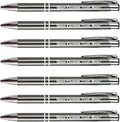 HH-STUDIO CUSTOM 50 Promotional Metal Ballpoint Pen Engraved With Your Logo Company Info or Message