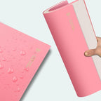 EMSHOI A4 Spiral Dotted Notebook - 150 Sheets (300 Pages), 100gsm Dot Grid Journal, Waterproof Softcover, Twin-Wire Binding Journal for School, Work, Writing, Bullet Journaling - 11.2"x8.27" Pink