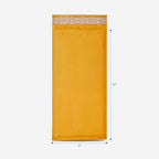 HOLPACK Golden Kraft Bubble Mailers 5x10 inch - 250 pack, Self-Seal Cushioning Padded Envelopes #00 | Small Business eCommerce shipping jewelry, makeup, cosmetics, accessories, and more - MADE IN USA