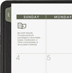 AT-A-GLANCE 2026 Planner, Monthly, 7" x 8.75", Medium, Recycled, Black (70120G0526)