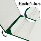 Happy Secret Diploma Cover 8.5"x 11" Diploma Holder Graduation Certificate Holders Certificate Covers Smooth Leather （Forest Green)