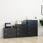 Fesbos Lateral File Cabinet with Lock, 2 Drawer Large Metal Filing Cabinet,Home Office Lockable Storage Cabinet for Hanging Files Letter/Legal/F4/A4 Size-Assembly Required