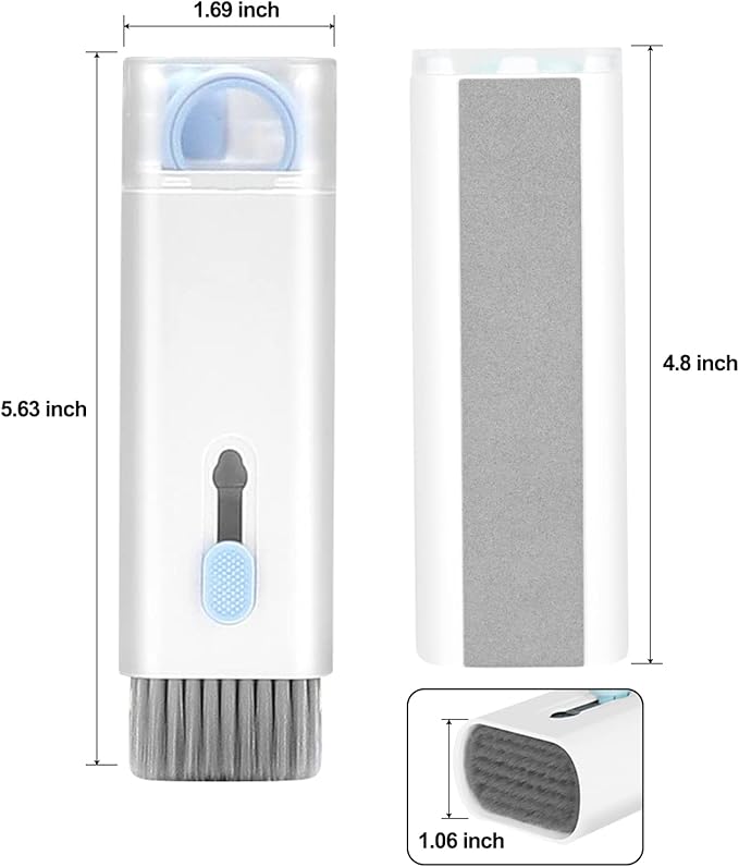 7-in-1 Electronic Cleaner Kit,Keyboard Cleaner,Laptop Cleaner Kit for Monitor, Cell Phone, Headset, Lego, Laptop Camera Lens(Blue)
