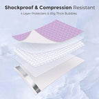 Metronic 120Pack Bubble Mailer 12x15 Inch Lavender Waterproof Padded Envelopes Self-Seal Large Bubble Mailers Cushioning Bubble Envelopes for Shipping,Books,Jewelry Makeup Supplies