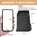 MXMZHXU Bed Risers 2 inch, 3 inch, 4 inch, 6 inch or 8 inch Heavy Duty Furniture Risers, Up to 6000 Lbs L Shaped Design Bed Lifts Blocks for Couch Desk Sofa Table (Dark Brown 4 Pack, 6 Inch)