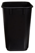 Amazon Basics Small Trash Can, Rectangular Commercial Office Wastebasket, 3 Gallon (Pack Of 2), Black
