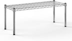 Regal Altair 14''W x 36''L x 14''H Chrome Plated Wire Dunnage Rack | Off The Floor Storage