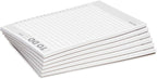 Paper Junkie To Do List Notepad - 8.5 x 5.5 in, White, 6-Pack - Office Desk Pad for Daily Reminder Checklist - Easy-Tear Sheets for Daily Task Planning