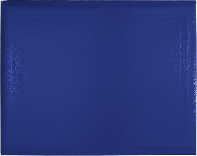 GraduationMall 8.5"x11" Smooth Padded Diploma Cover Certificate Holder Royal,12-Packs