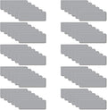Magnetic Dry Erase Magnets Labels 3x1 inches, Reusable Name Tags, Organizing Schedules in Office/Classroom. Work on Fridge/White Board (Grey 60Pcs)