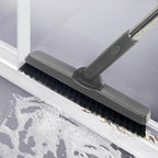 CELOX Grout Brush with Long Handle, Tile Grout Cleaner Brush for Tile Floors, for Shower Tile, for Cleaning Grout, Gray