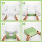 PHAREGE 12x9x4 inch Gift Shipping Boxes Bulk 6 Pack Green, Tab Lock Tuck Top Mailing Boxes for Packaging Small Business, Medium Cardboard Mailer Boxes for Wrapping Present