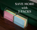 SEVENY 1 PACK 3x5 Acrylic Index Card Holder Business Card Display Stand for Desk File Note Clear Postcard Stand Index Card Rack Acrylic Business Card Stand for Office Business Classroom (No Card)