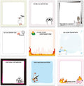 Lovarywow Funny Sticky Notes Gifts - 9 Pack Funny Sticky Notes 3x3 Inch Office Gifts for Coworkers Everything is Fine Post Memo Pads Work Gag Self-Stick Notepads Office Study Supplies 450 Sheets
