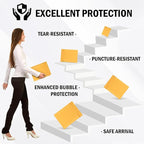 100 Pack Kraft Bubble Mailers 6x10 Inch - #0 Self-Seal Padded Shipping Envelopes, Lightweight, Shockproof, Crushproof, Ideal for Mailing Small Items, Fragile Items, Documents, and Samples