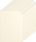 Silunkia 28 Sheets Cream Cardstock 8.5 x 11 Ivory Paper, 250gsm/92lb Off White Card Stock Printer Paper for DIY Cards, Business Cards, Invitations, Menus, Certificates, School Crafting