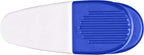 10 Magnetic Memo Holders Set - Large Clip, Plastic - White Blue