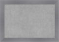 Amanti Art Grey Framed Magnetic Board 14x20 Small Vision Board for use with Magnets, 100% Metal Sheet to Display Items as Office Decor or for Home Organization in mudroom, Kitchen or Kids Room
