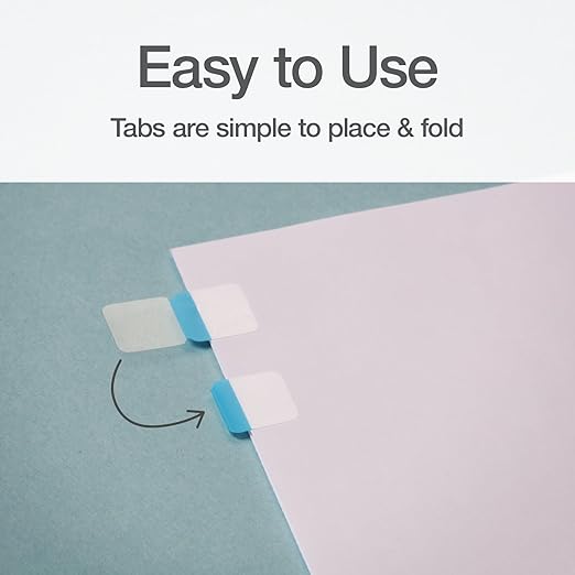 Redi-Tag Tiny Tabs, 144 Pack, Durable Page Markers for Organizing, Mini Flags for Highlighting Notes, Books and Documents, Permanent Adhesive, 6 Neon Colors, 0.375 x 0.375 inches (1016715)