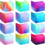 SATINIOR 24 Pcs Desk Dividers for Students, 12 Colors Testing Dividers Privacy Folders for Classroom Must Have Bulk, Study Panel for School Teacher Student Study Supplies(Bright Style)