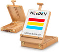 MEEDEN Tabletop Art Sketchbox Easel : Solid Beechwood Table Easels for Painting Canvas, Adjustable Desktop Easel - Art Supply Storage Box for Adults & Artist