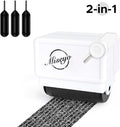 Miseyo Identity Theft Protection Roller Stamp Guard Your ID - White(3 Refill Ink Included)