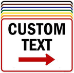 Custom Arrow,Custom Directional Sign, Right Arrow, 36x48 Inches, Rust Free DiBound, Fade Resistant, Made in USA by My Sign Center