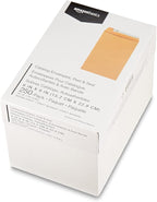 Amazon Basics Catalog Mailing Envelopes, Peel and Seal, 6x9 Inch, Brown Kraft, 250-Pack