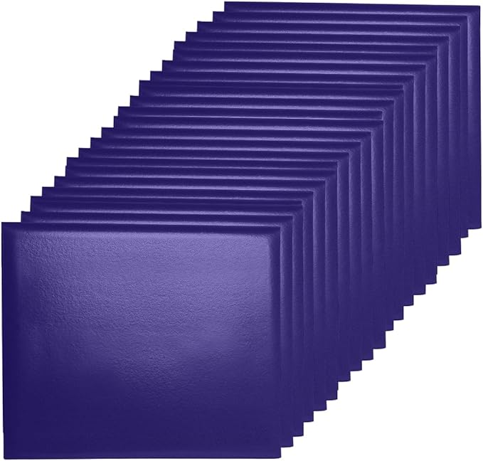 Diploma Cover 8.5” x11” Diploma Holder of Graduation Leatherette Padded Certificate（Tent Style),20-Pack